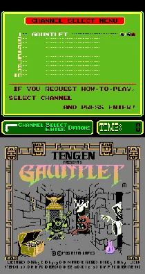 PlayChoice-10: Gauntlet screen shot title